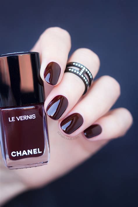 chanel black red polish|chanel nail polish afterglow.